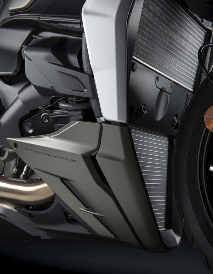 Ducati Streetfighter V2 2022 nổi bật với màu sơn Storm Green ảnh 6