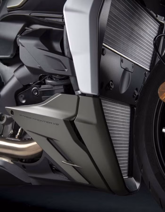 Ducati Streetfighter V2 2022 nổi bật với màu sơn Storm Green ảnh 6