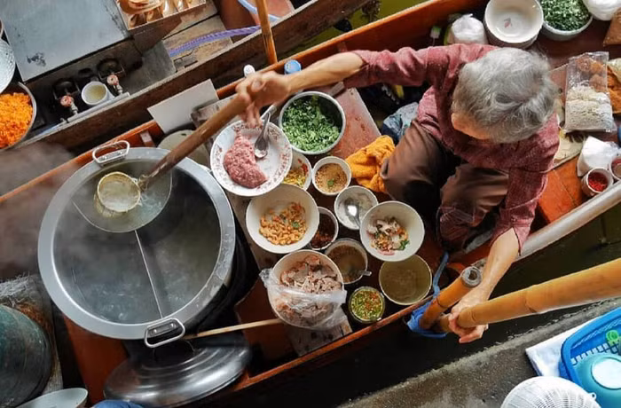 Chợ nổi Damnoen Saduak - Thiên đường mua sắm độc đáo nhất đất Thái-9