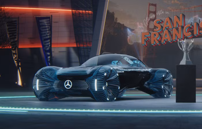 Xe ảo Mercedes-Benz trong game League of Legends mang sáng tạo bay xa