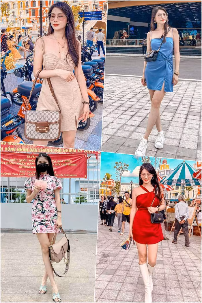 Vừa được ra phố, bà xã hotgirl của Đăng Khôi đã amp;#34;bung lụaamp;#34;, dát hàng hiệu từ đầu tới chân - 5