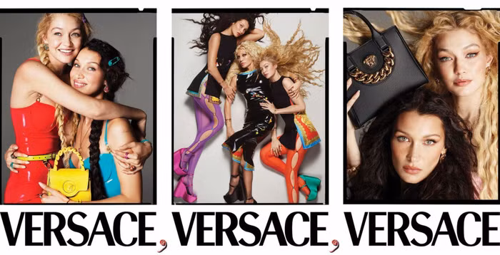 Đập tan tin đồn bất hoà, chị em nhà Hadid sánh vai trong chiến dịch quảng bá của Versace
