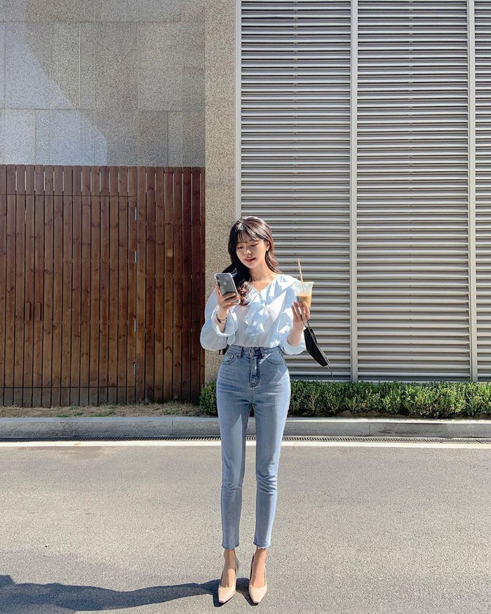 Skinny jeans cũng là sản phẩm được ưa chuộng. (Ảnh: Pinterest)