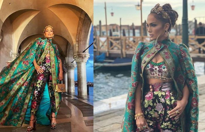 Jennifer Lopez lộng lẫy như nữ hoàng tại show Dolce & Gabbana Alta Moda