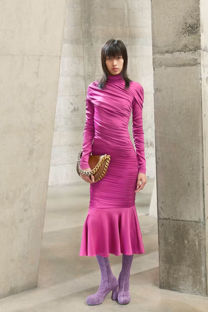 stella mccartney đầm ôm màu hồng
