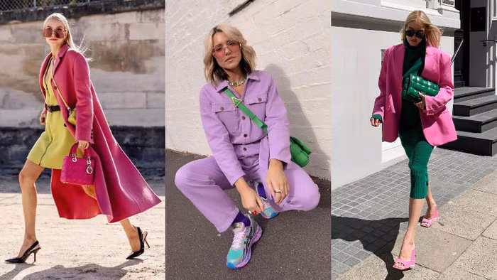 6 tips phối đồ thời thượng - Cách phối đồ color-block cho các nàng!