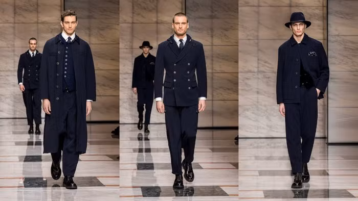 Giorgio Armani Thu Đông Nam 2023