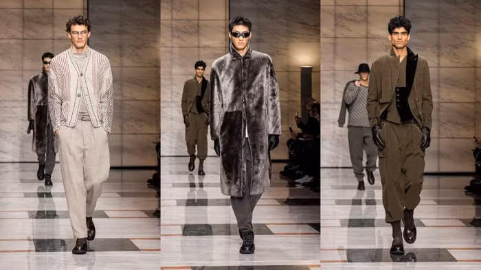 Giorgio Armani Thu Đông Nam 2023