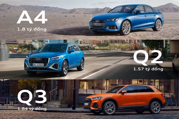 Những mẫu xe Audi sẽ được giảm giá trong năm nay