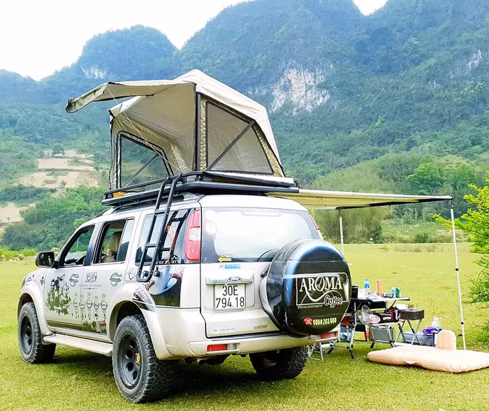 Mùa dịch covid-19: Du lịch “không chạm” với những chiếc xe “khách sạn” - 1