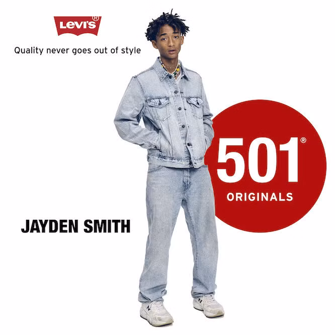 Levi's kỷ niệm 148 năm ra mắt dòng quần jeans 501® xanh biểu tượng ảnh 1