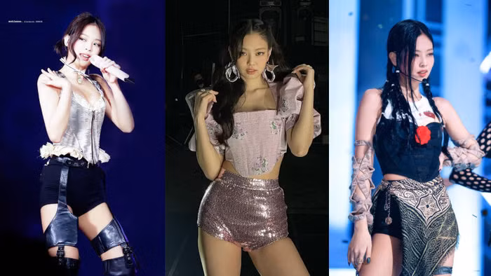 phối áo corset của BLACKPINK 