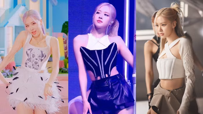 phối áo corset của BLACKPINK 