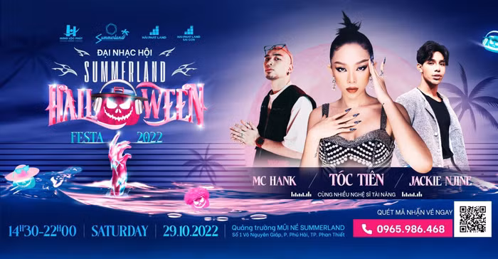 nhạc hội Summerland Halloween Festa 2022