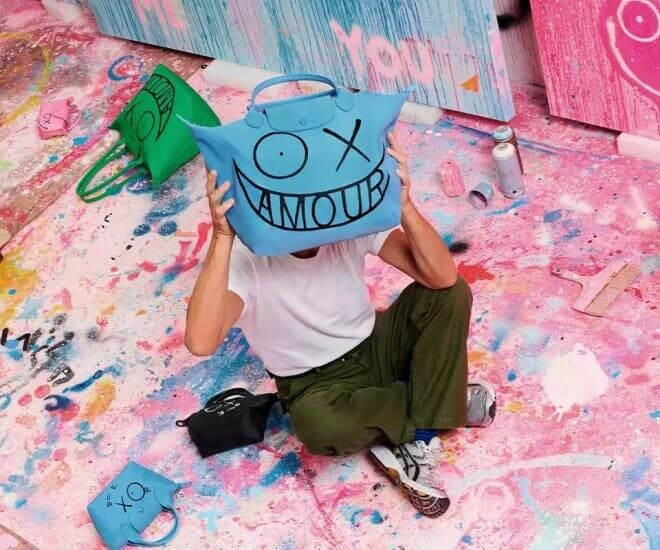 Longchamp hợp tác cùng nghệ sĩ Graffiti André Saraiva ảnh 2 Longchamp x Andre Saraiva