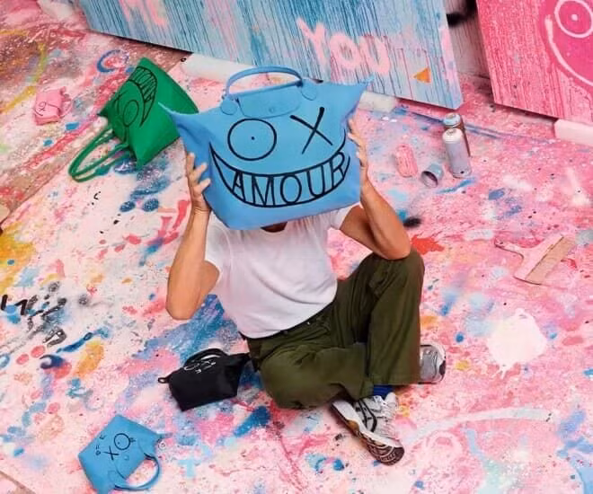 Longchamp hợp tác cùng nghệ sĩ Graffiti André Saraiva ảnh 2 Longchamp x Andre Saraiva