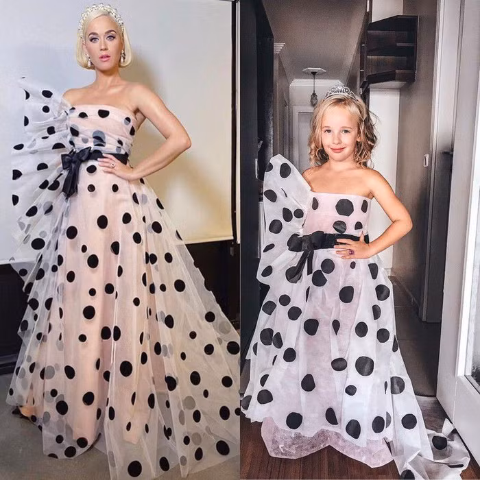 Hai mẹ con tái hiện váy hiệu từ vật liệu gần gũi-2