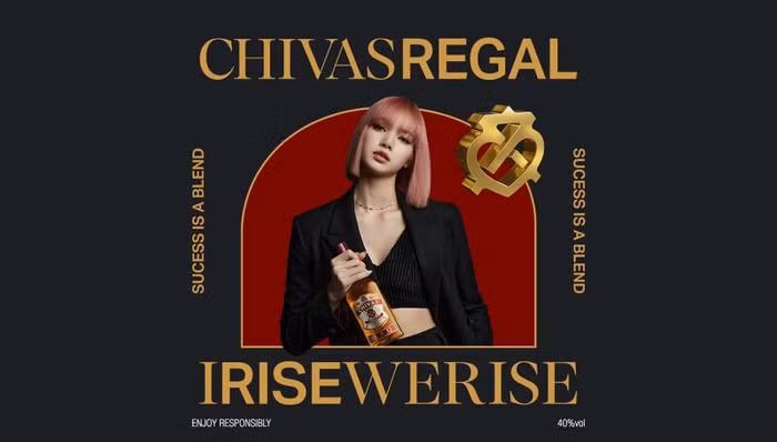 Chivas bổ nhiệm Lisa Blackpink làm tân đại sứ thương hiệu
