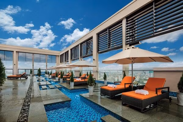 Không gian nghỉ dưỡng thư thái và hiện đại.