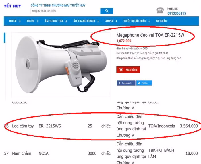 Loa cầm tay có dấu hiệu nâng khống gấp hơn 3 lần giá thị trường
