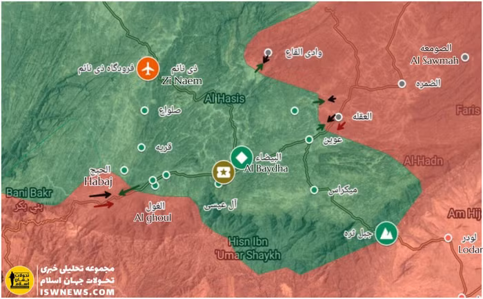 Tình hình chiến sự trên địa phận tỉnh Baydha, Houthis giành quyền kiểm soát thị trấn al-Zaher.