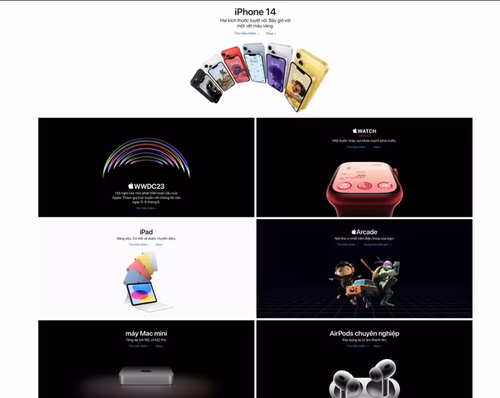 Apple mở cửa hàng trực tuyến