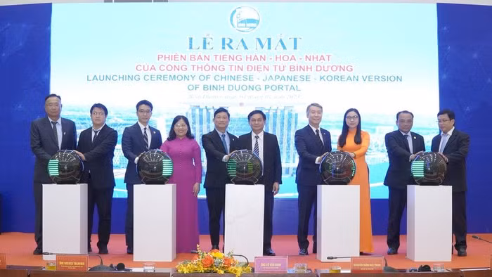 Thêm 03 phiên bản tiếng nước ngoài trên Cổng Thông tin điện tử Bình Dương