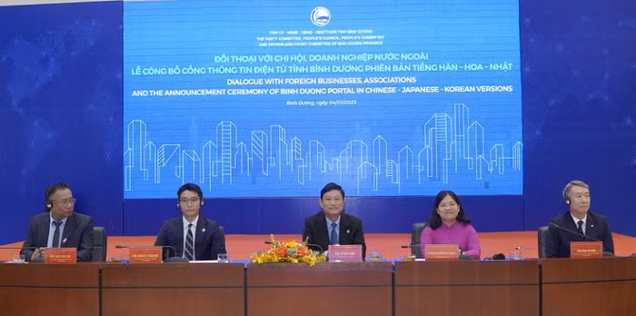 Thêm 03 phiên bản tiếng nước ngoài trên Cổng Thông tin điện tử Bình Dương