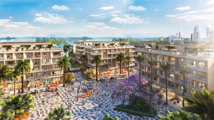 Quảng trường Kim cương, trung tâm dự án