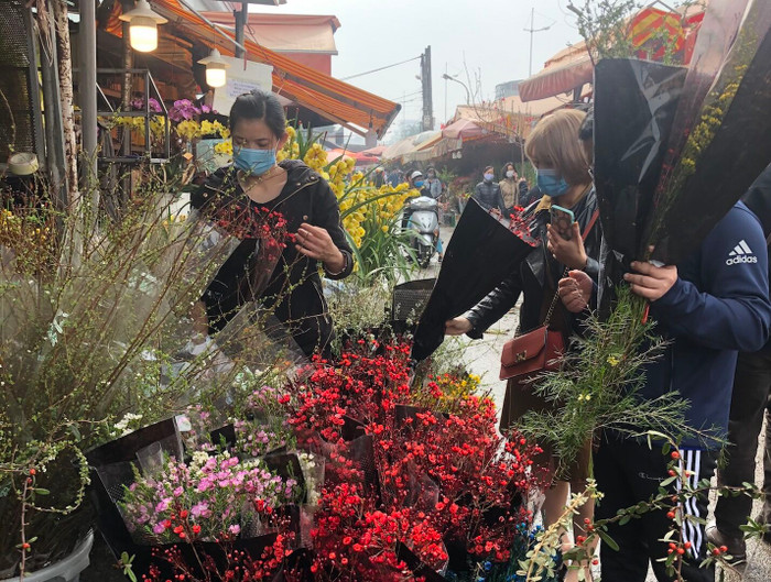 Chợ hoa những ngày giáp Tết