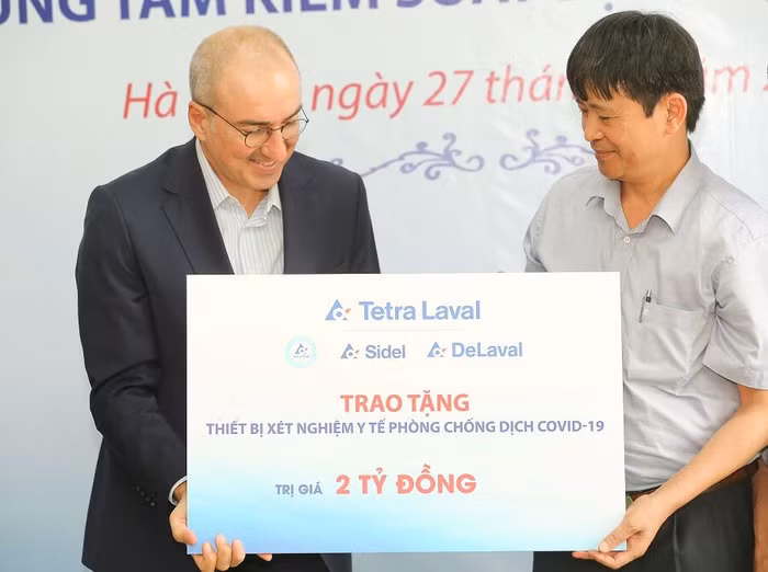 Tập đoàn Tetra Laval trao tặng thiết bị y tế trị giá 2 tỷ đồng cho Trung tâm kiểm soát bệnh tật tỉnh Hà Nam ảnh 1