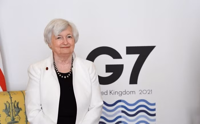 Bộ trưởng Tài chính Mỹ Janet Yellen tại cuộc họp G7.