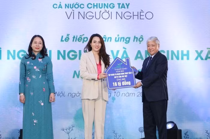 Mới đây nhất, tháng 10/2022, Tập đoàn TH và Ngân hàng TMCP Bắc Á thông qua Quỹ Vì Tầm Vóc Việt đã ủng hộ tiền mặt tới Quỹ “Vì người nghèo” và thực hiện các hoạt động an sinh xã hội khác với tổng giá trị lên tới 16 tỷ đồng