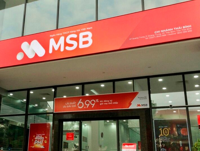 MSB báo lãi trước thuế 9 tháng hơn 4.100 tỷ đồng, gấp 2,5 lần cùng kỳ