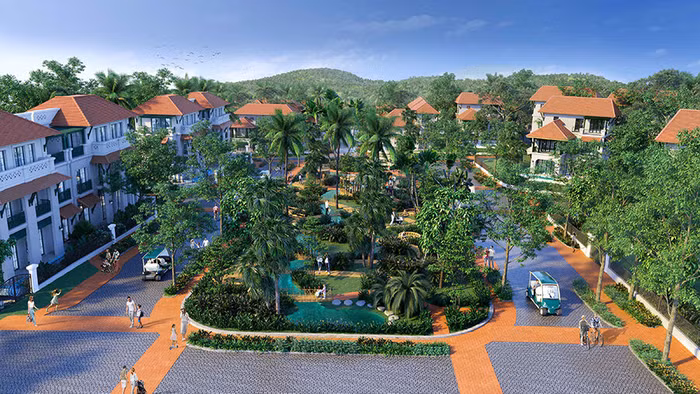 Ảnh minh hoạ không gian wellness tại dự án Sun Tropical Village
