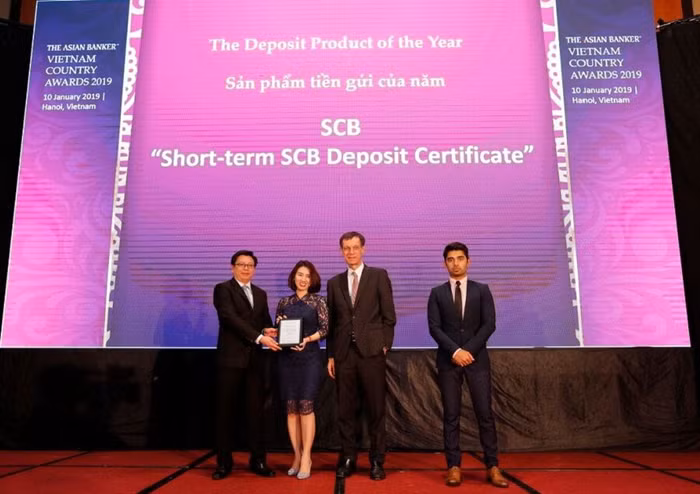 Chứng chỉ tiền gửi SCB liên tiếp nhận được các giải thưởng uy tín