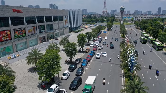 Vingroup đang hướng tới mục tiêu, trong tương lai, 100% phương tiện vận hành trong các đại đô thị là xe điện