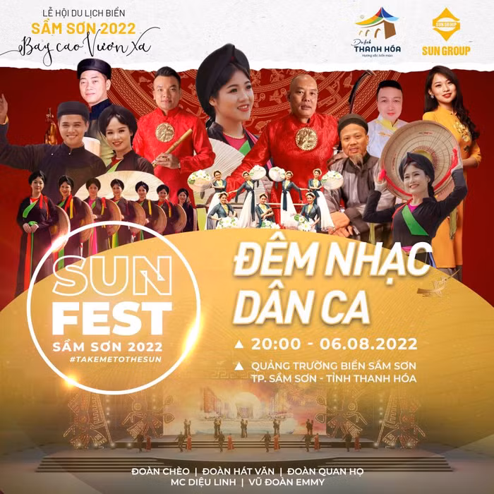 Đêm Sun Fest thứ 15 mang đến không gian của những làn điệu Dân ca