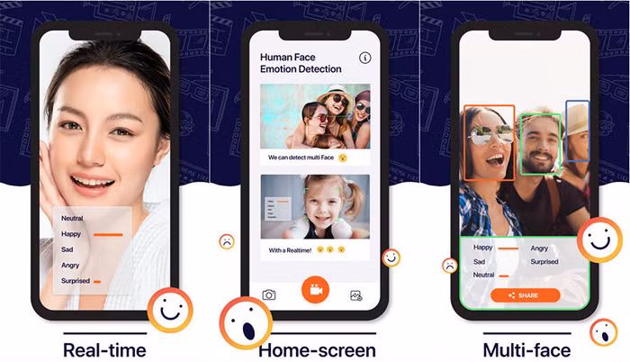 Giao diện phần mềm tích hợp AI “MAL Face Emotion”