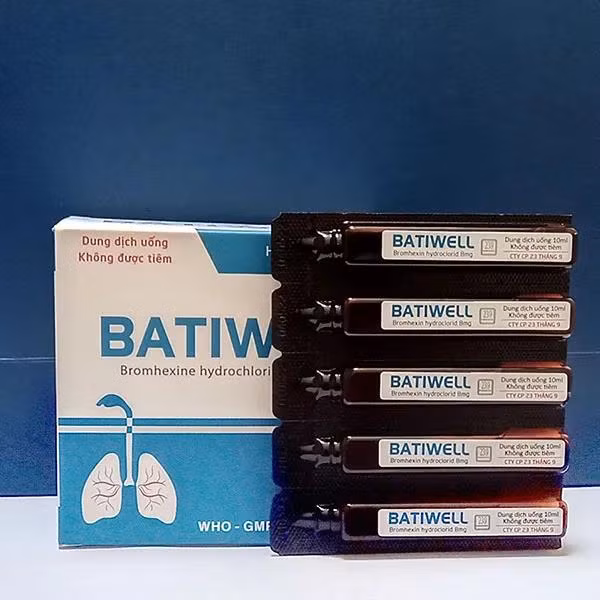 Thu hồi toàn quốc lô thuốc long đờm Batiwell của CTCP 23 tháng 9
