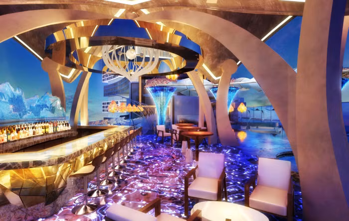 Khu bar tại tầng thượng tòa nhà