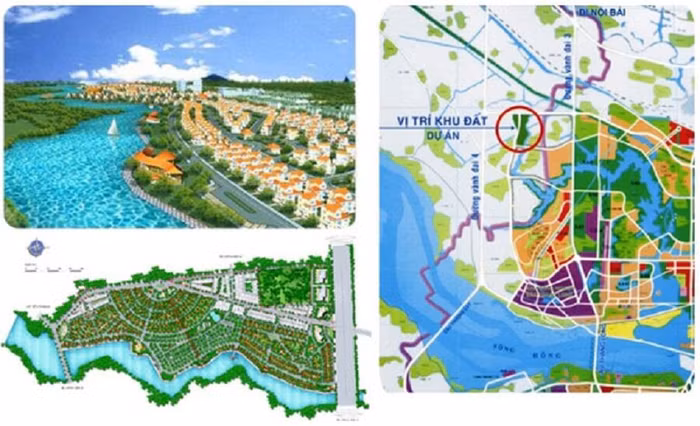 Sơ đồ siêu dự án Khu Du lịch sinh thái Đông Anh