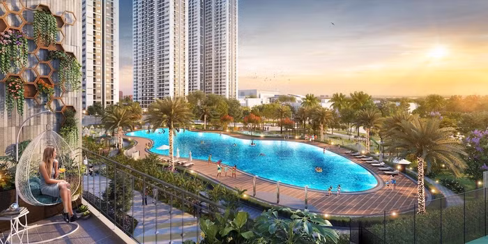 Thiết kế “vườn ban công” tại tòa Nguyệt Quế được khách hàng yêu thích