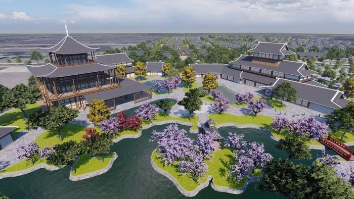 Quần thể nghỉ dưỡng khoáng nóng Sun Beauty Onsen mang phong cách kiến trúc Nhật Bản