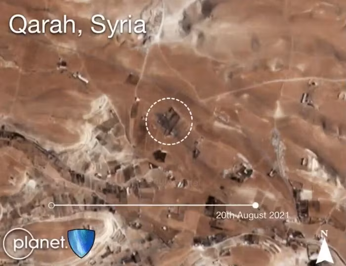 Một số mục tiêu bị tên lửa hành trình Israel phá hủy trên vùng ngoại ô Damascus.