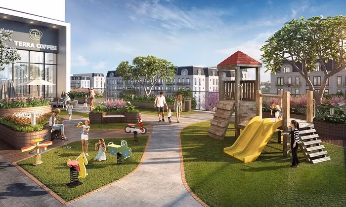 Không gian sinh hoạt cộng đồng tại The Terra - An Hưng