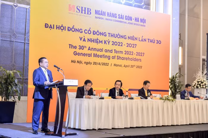 Đại hội cổ đông thường niên năm 2022 của Ngân hàng TMCP Sài Gòn – Hà Nội (SHB) đã thông qua kế hoạch kinh doanh tăng trưởng ấn tượng