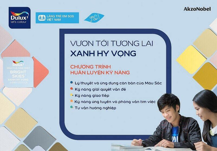 AkzoNobel đào tạo kỹ năng, hỗ trợ thanh thiếu niên Làng trẻ SOS chuẩn bị hành trang nghề nghiệp