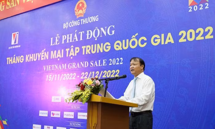 Mục đích của “Tháng Khuyến mại tập trung quốc gia 2022 - Vietnam Grand Sale 2022" là kích cầu tiêu dùng, thúc đẩy tăng trưởng kinh tế.