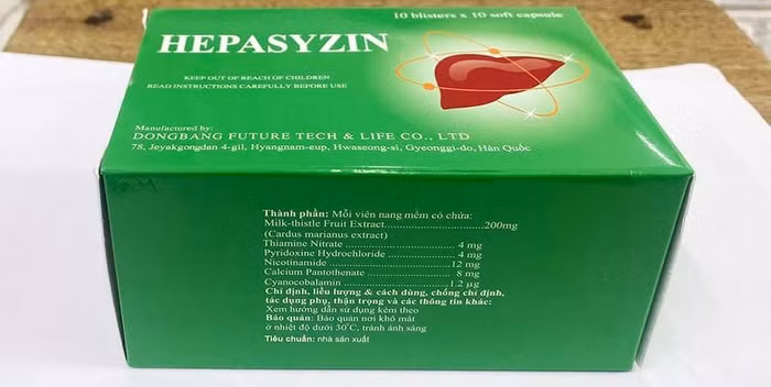 Hepasyzin điều trị bệnh gan